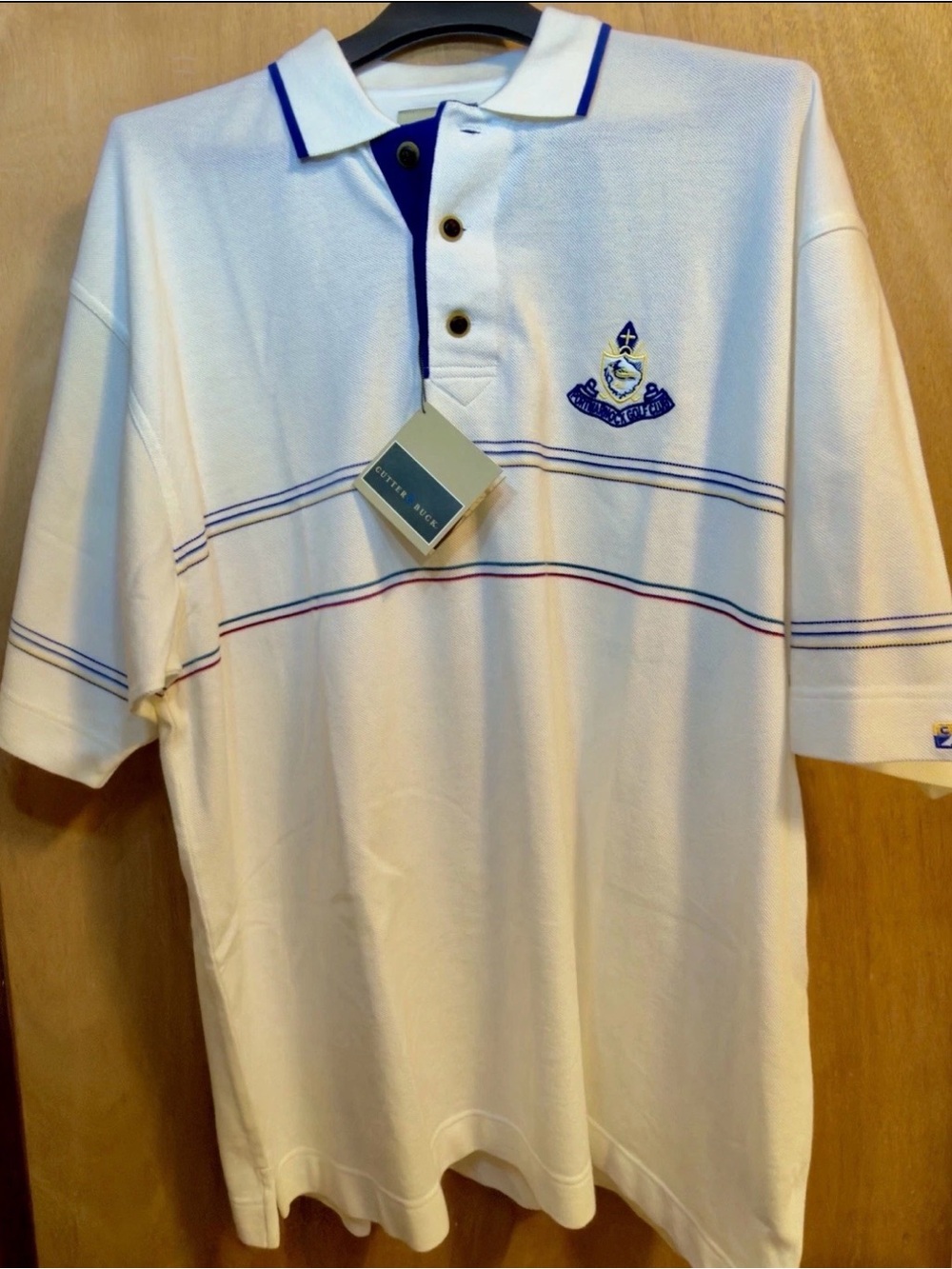 Vintage Cutter & Buck Portmarnock Golf Club Polo Shirt NWT Men's XL Ireland